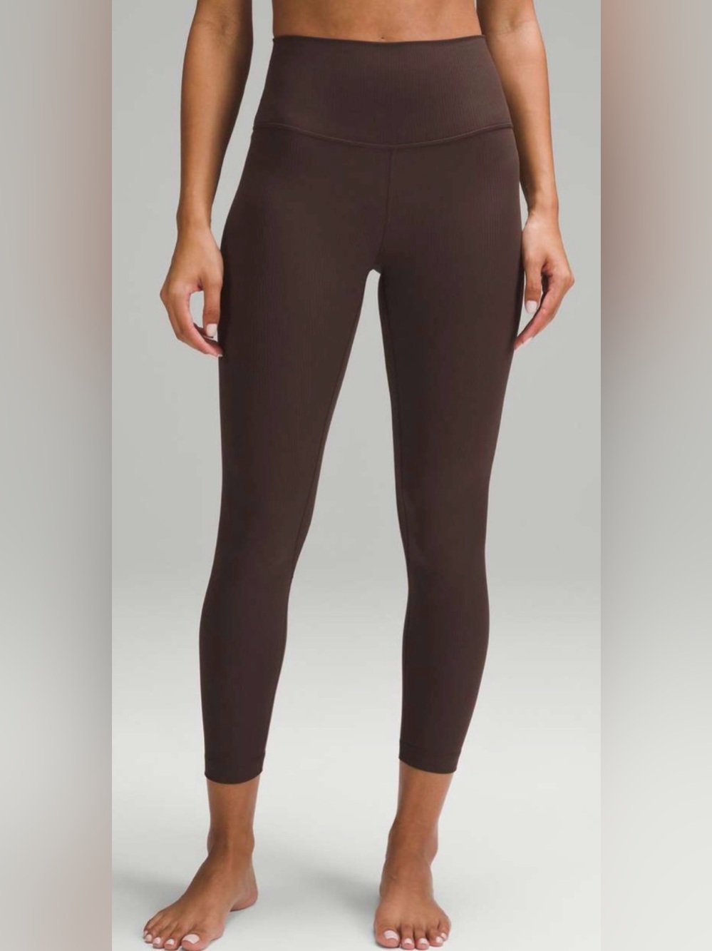 Lululemon Align Ribbed High Rise Pant Espresso Brown Size 4